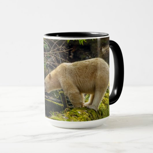 Witte Spirit Bear Mok (Voorkant rechts)