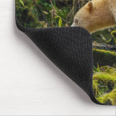Witte Spirit Bear Muismat (Hoek)