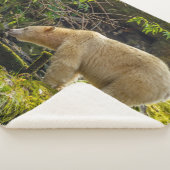 Witte Spirit Bear Sherpa Deken (3/4)