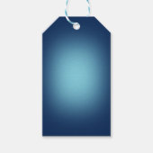 Witte spotlicht op blauw cadeaulabel (Voorkant)