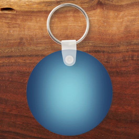 Witte spotlicht op blauw sleutelhanger (Voorkant)