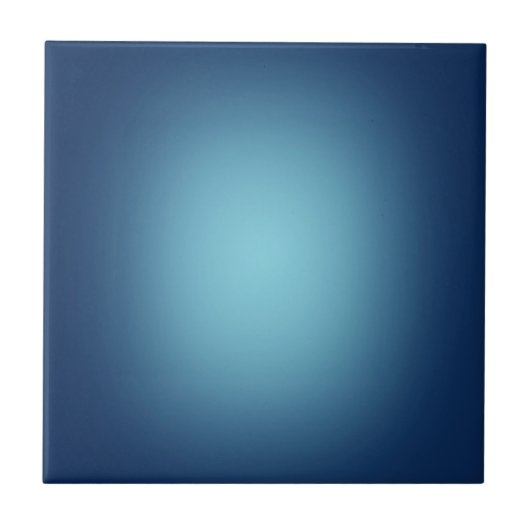 Witte spotlicht op blauw tegeltje (Voorkant)