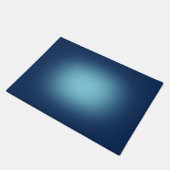 Witte spotlight op blauw deurmat (Schuin)