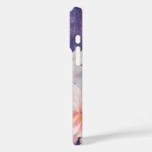 Witte sprankelende bloemen Case-Mate iPhone case (Achterkant / Links)