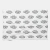 Witte Spruce Cone Dish Handdoek (Horizontaal)