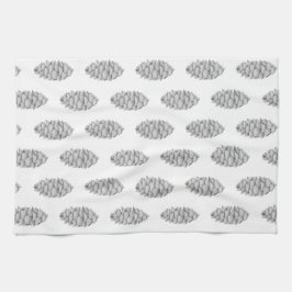 Witte Spruce Cone Dish Handdoek