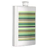Witte staafjes met fijne groene streep flacon (Rechts)