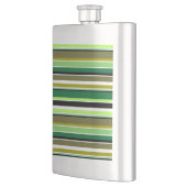 Witte staafjes met fijne groene streep flacon (Links)