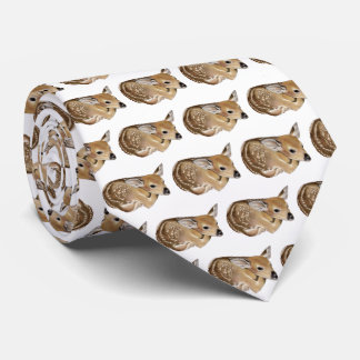 Witte Staart Herten Fawn Stropdas