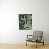 witte staart in vet wandkleed (In situ)