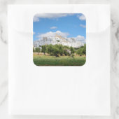 Witte stad Ostuni met olijfbomen, Puglia sticker (Tas)
