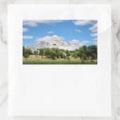 Witte stad Ostuni, Puglia rechthoekige sticker (Tas)