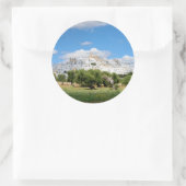 Witte stad Ostuni, Puglia ronde sticker (Tas)