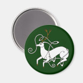 Witte Stag magneet (Voorkant / Achterkant)