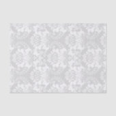 Witte stalen Aangepaste lichte grijze achtergrond Tissuepapier (Voorkant)