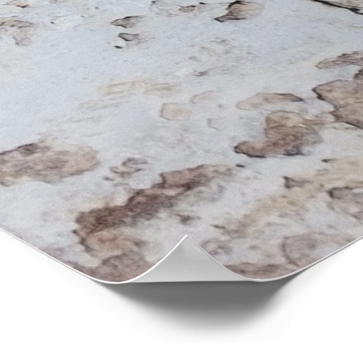 Witte stalen raster poster (Hoek)