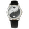 Witte Stalen Yin Yang Horloge van N.A.