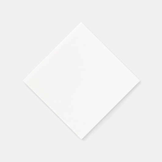 Witte standaard Cocktail Papier servet (Hoek)