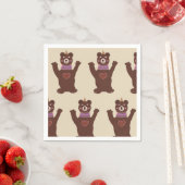 Witte Standaard Cocktail Papier Servetten Beer (Insitu)