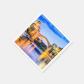 Witte Standaard Cocktail Papier Servetten, Mostar Servetten (Hoek)