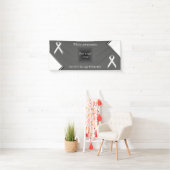 Witte standaardlint door Kenneth Yoncich Spandoek (Insitu)