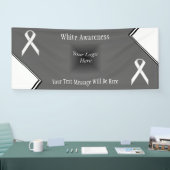 Witte standaardlint door Kenneth Yoncich Spandoek (Beurs)