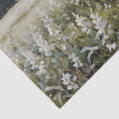 Witte Standvastige Schuur Decoupage Tissuepapier (Detail)