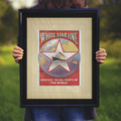  witte-Star cruiseschepen Poster