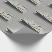  Witte Star Line Ship van Titanic Party Cadeaupapier (Hoek)