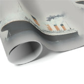  Witte Star Line Ship van Titanic Party Cadeaupapier (Rol Hoek)