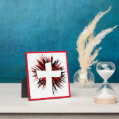 WITTE STARBURSTROSS FOTOPLAAT (Insitu)