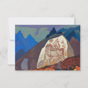 Witte Steen, Tekenen van Chintamani door Roerich Bedankkaart