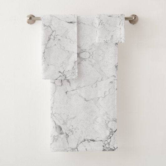 Witte steen textuur bad handdoek (Insitu)