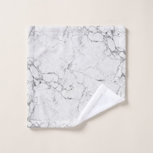 Witte steen textuur bad handdoek (Wasdoekje)