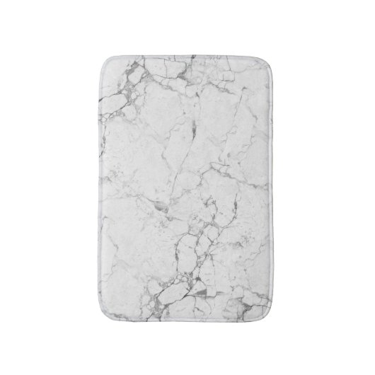 Witte steen textuur badmat (Voorkant Verticaal)
