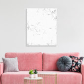 Witte steen textuur canvas afdruk (Insitu (Woonkamer))