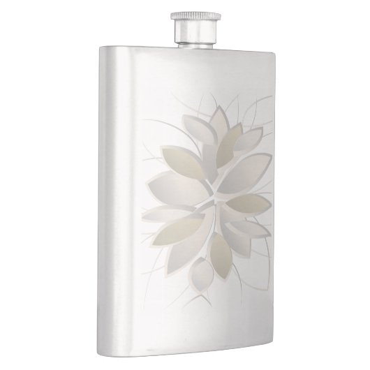 witte steenbladen flacon (Rechts)