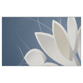 witte steenbladen stof (Fat Quarter)