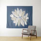 witte steenbladen wandkleed (In Situ (horizontaal))
