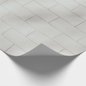 Witte steenwand cadeaupapier (Hoek)