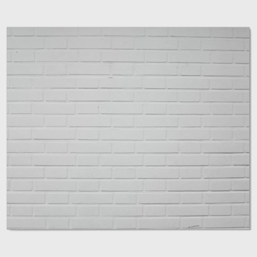 Witte steenwand cadeaupapier (Vlak)
