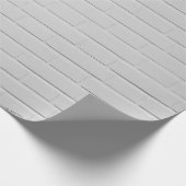 Witte steenwand cadeaupapier (Hoek)