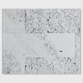 Witte steenwand cadeaupapier (Vlak)