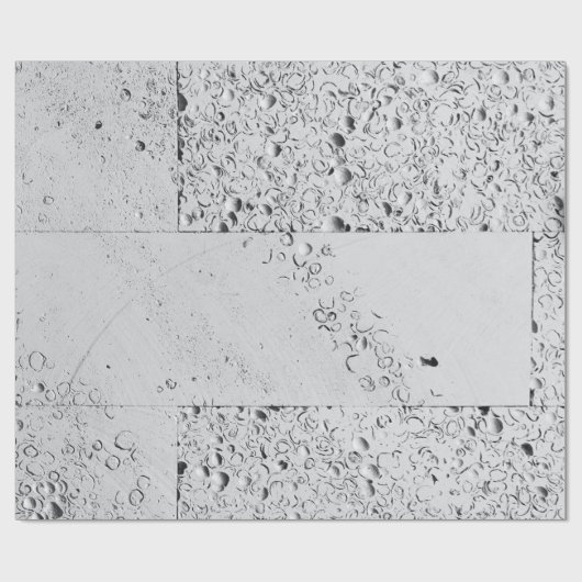 Witte steenwand cadeaupapier (Vlak)