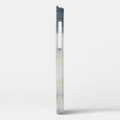 Witte steenwand Case-Mate iPhone case (Achterkant / Links)