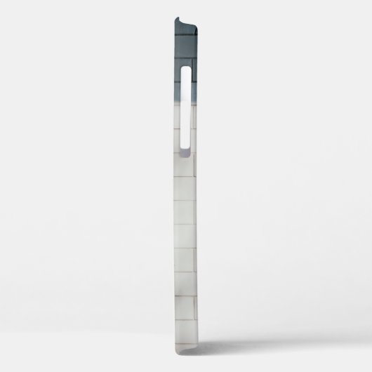 Witte steenwand Case-Mate iPhone case (Achterkant / Links)