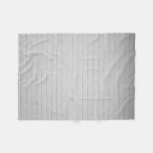 Witte steenwand fleece deken (Voorkant (Horizontaal))
