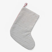 Witte steenwand kleine kerstsok (Voorkant (Hangend))