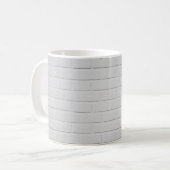 Witte steenwand koffiemok (Voorkant links)