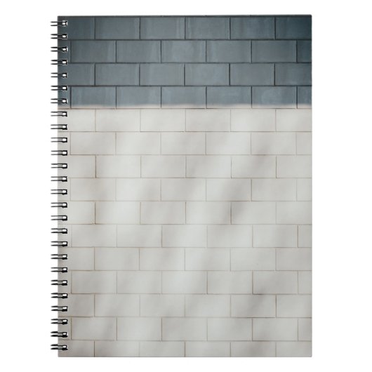 Witte steenwand notitieboek (Voorkant)